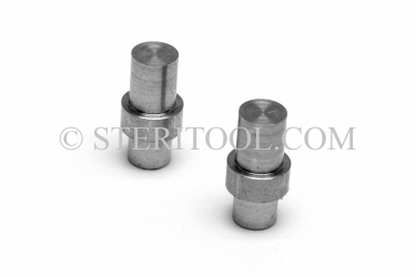 #11124 - 3.0mm Stainless Steel Tips for #11110, pair. pin, wrench, c spanner, stainless steel, collar, bushing